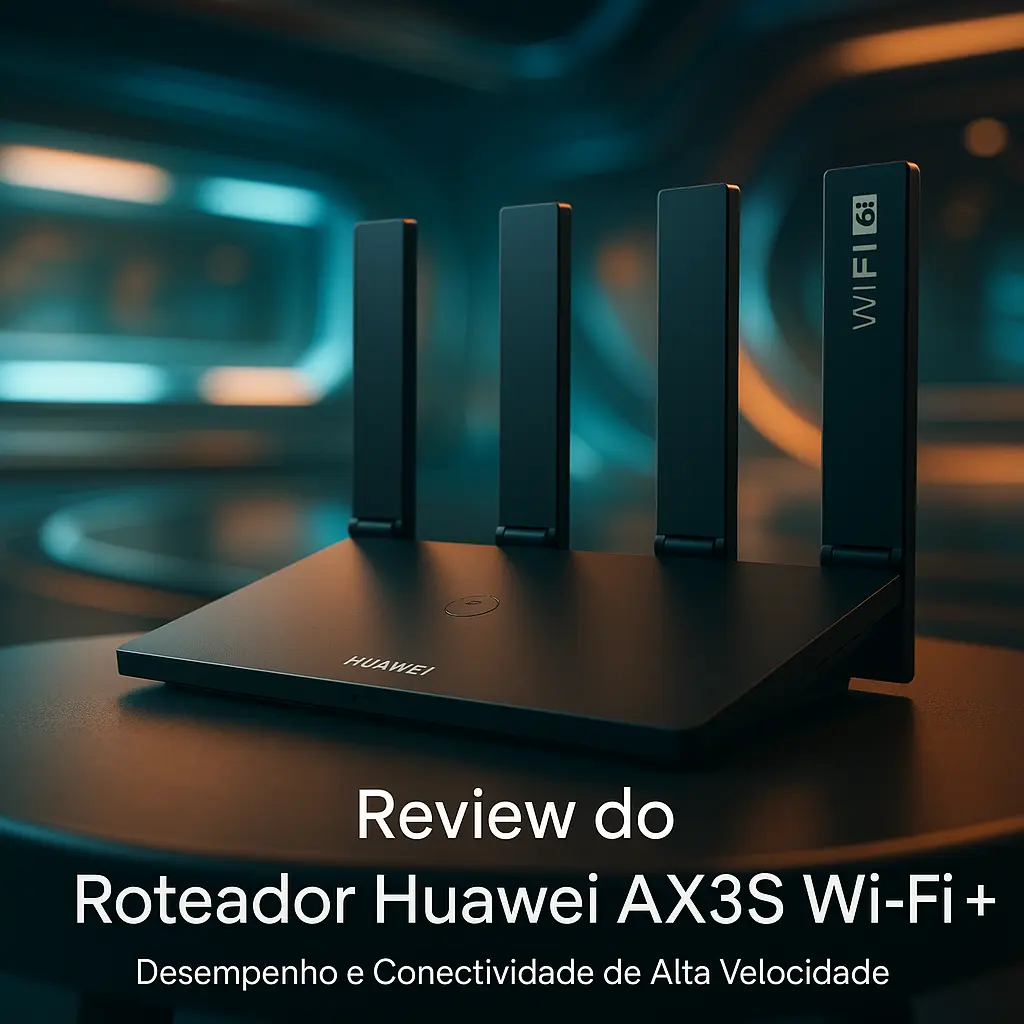 Roteador Huawei AX3S Wi-Fi 6+, 3000Mbps: Desempenho e Conectividade de Alta Velocidade