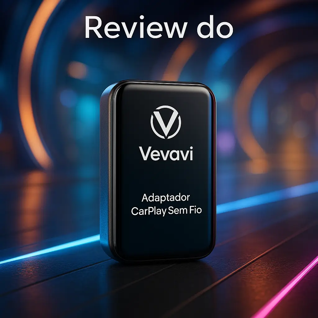 Vevavi Adaptador CarPlay Sem Fio: Transforme sua Condução com Conectividade sem Cabos