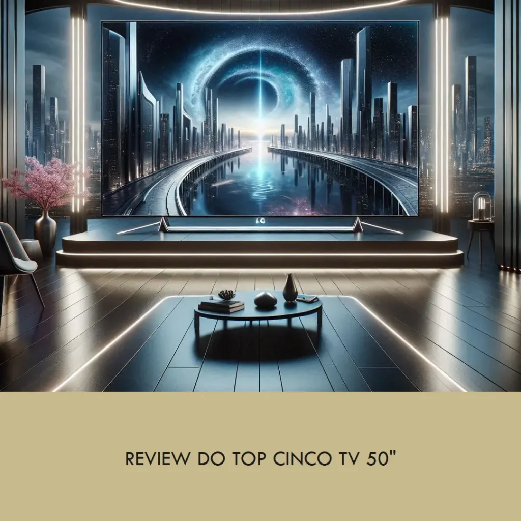 Top Cinco TV 50 polegadas LG QNED