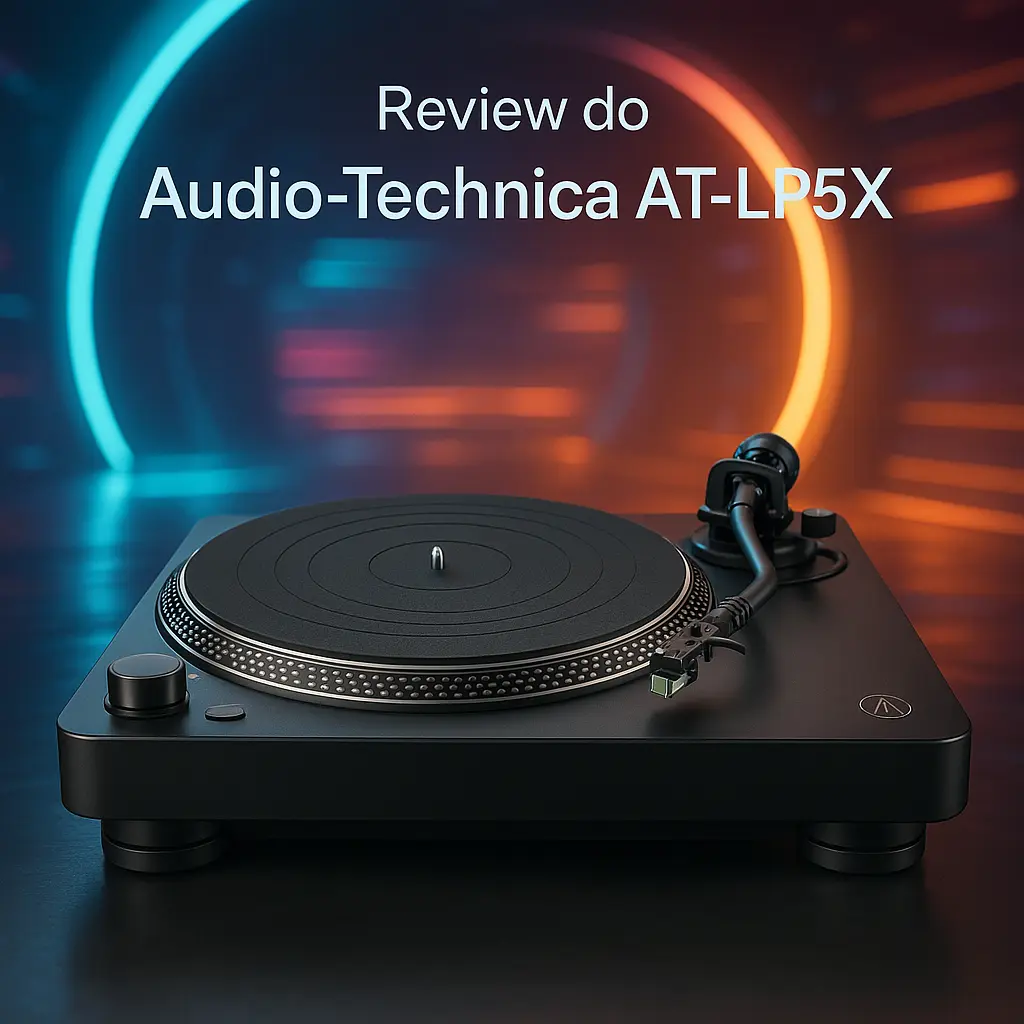 Audio-Technica AT-LP5X: Toca-Discos Manual de Acionamento Direto com Conectividade USB