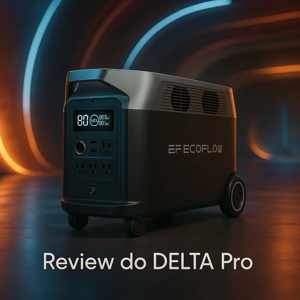 EF ECOFLOW Estação de Energia Portátil Delta Pro: A Solução Completa para Emergências e Aventura