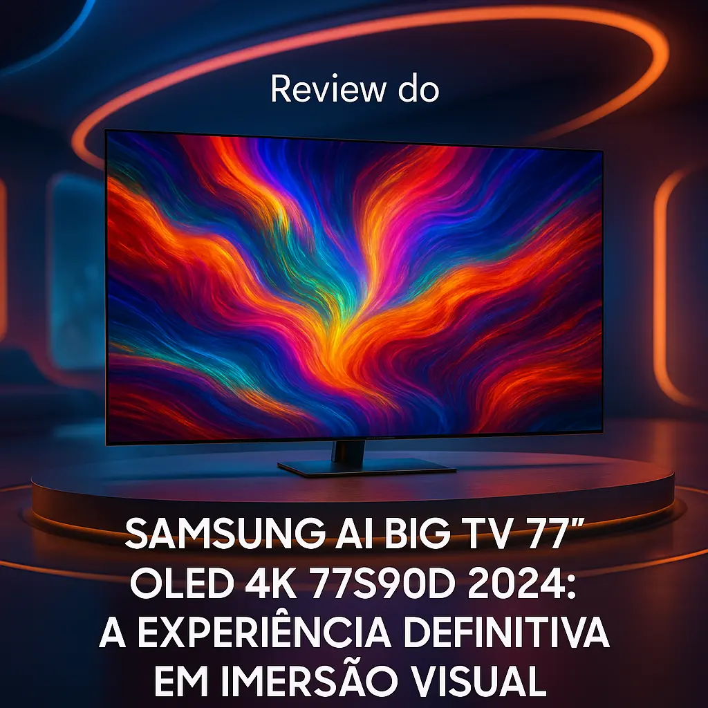 Samsung AI Big TV 77" OLED 4K 77S90D 2024: A Experiência Definitiva em Imersão Visual