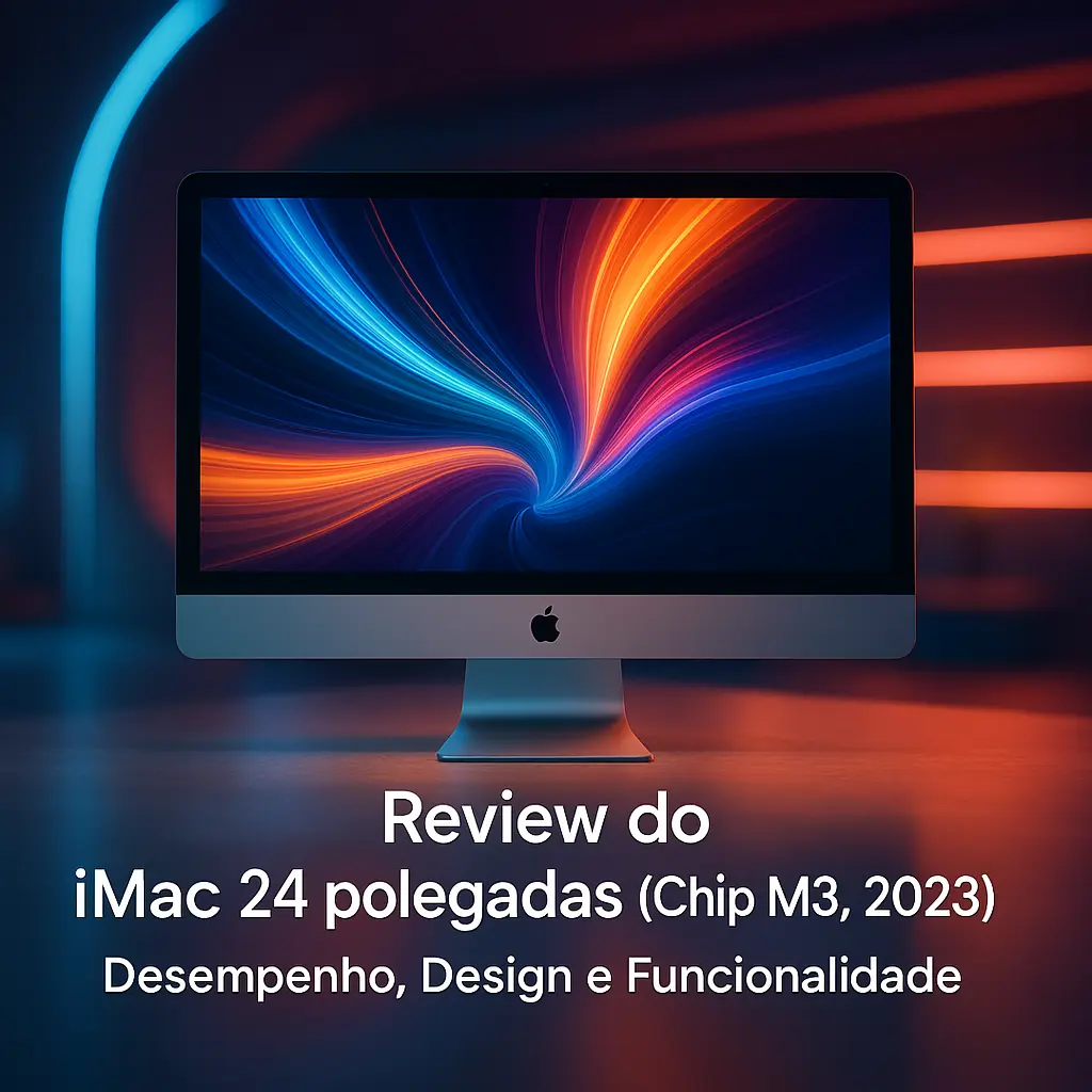 iMac 24-polegadas (Chip M3, 2023) - Desempenho, Design e Funcionalidade