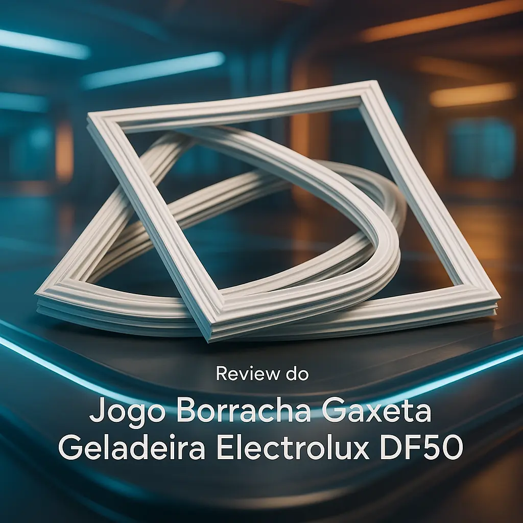 Jogo Borracha Gaxeta Geladeira Electrolux DF50 vedação eficiente