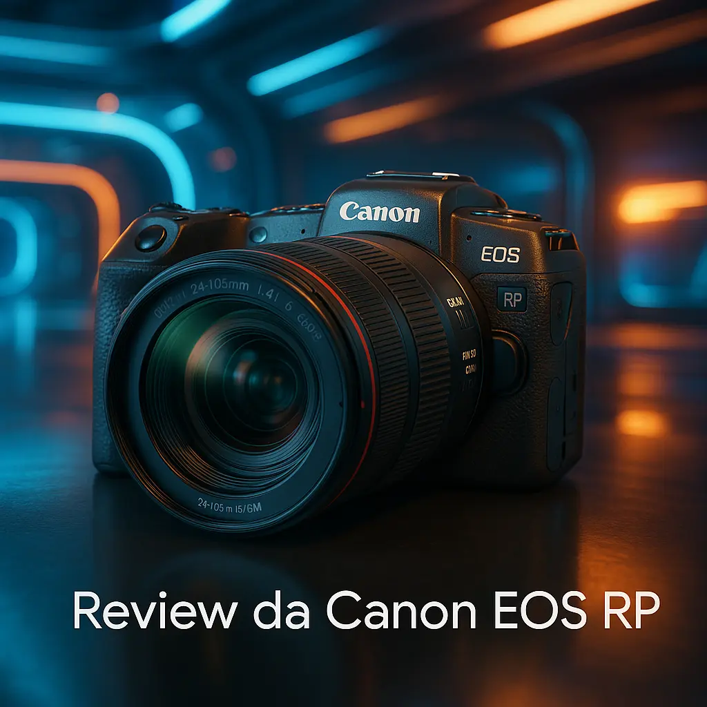 Canon EOS RP com lente 24-105mm F/4L é leve, versátil e profissional