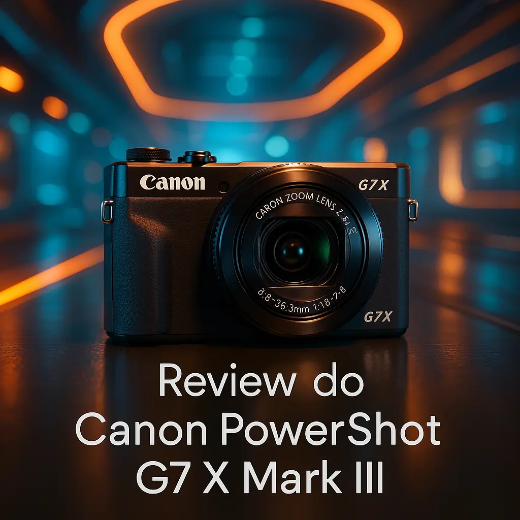 Câmera Compacta Avançada Canon Powershot G7X Mark III - Qualidade Imbatível para Fotografia e Vídeos