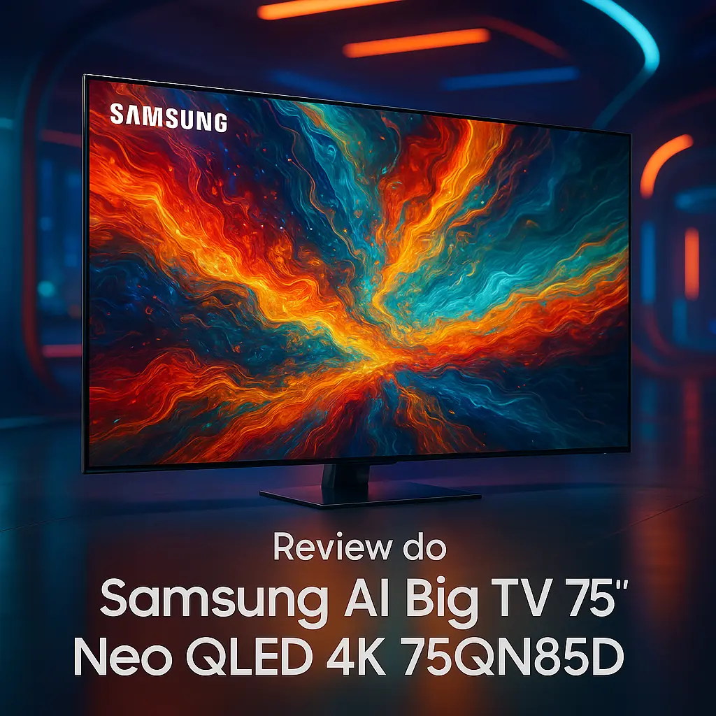 Samsung AI Big TV 75" Neo QLED 4K 75QN85D: Inovação e Qualidade de Imagem