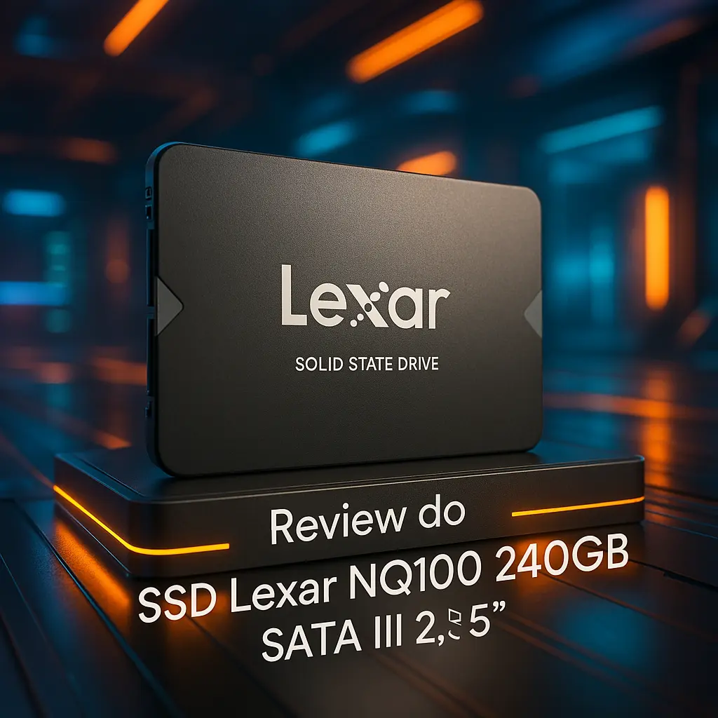 SSD Lexar NQ100 240GB SATA III 2,5" melhora desempenho e velocidade
