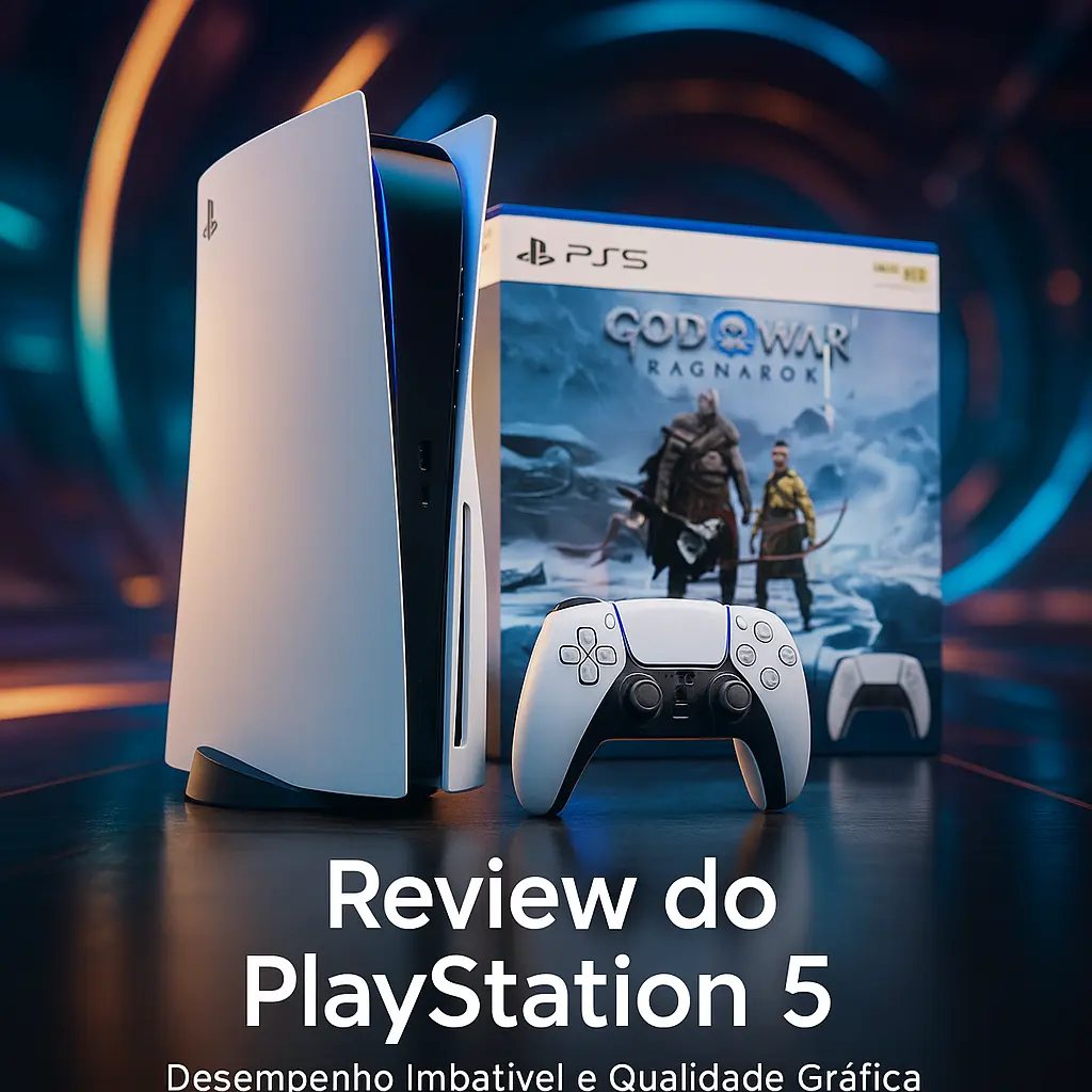 PlayStation 5 PS-5 Disc Version Gaming Console God of War Ragnarok Bundle: Desempenho Imbatível e Qualidade Gráfica