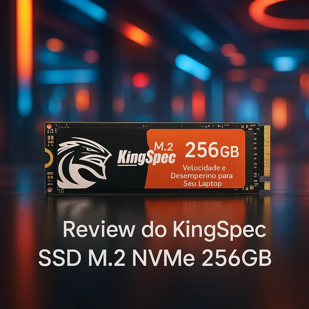 KingSpec SSD M.2 NVMe 256GB: Velocidade e Desempenho para Seu Laptop