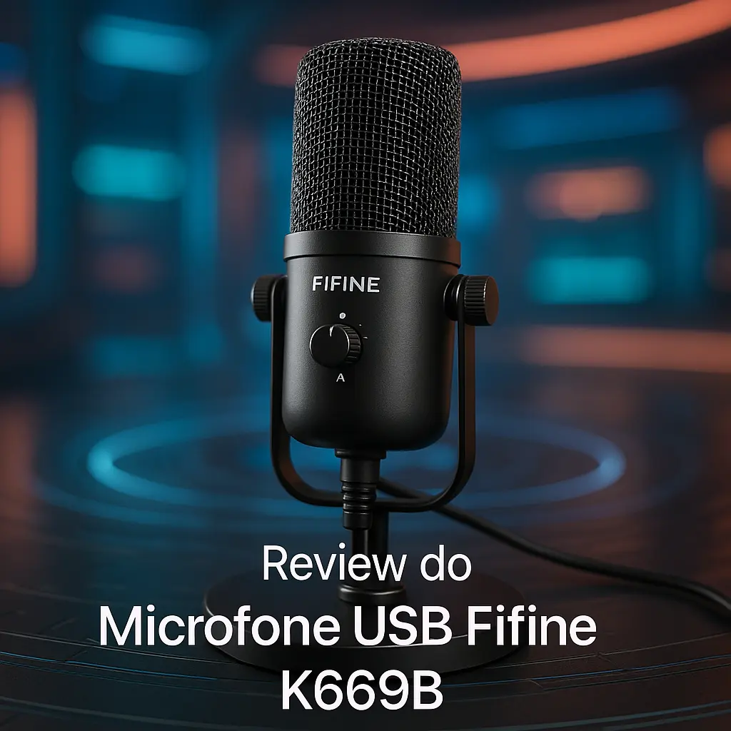 Micrófono USB Fifine K669B: O Melhor Microfone para Gravações e Streaming