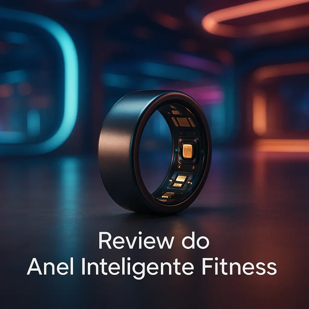 Anel Inteligente Fitness - Monitoramento de Saúde e Estilo