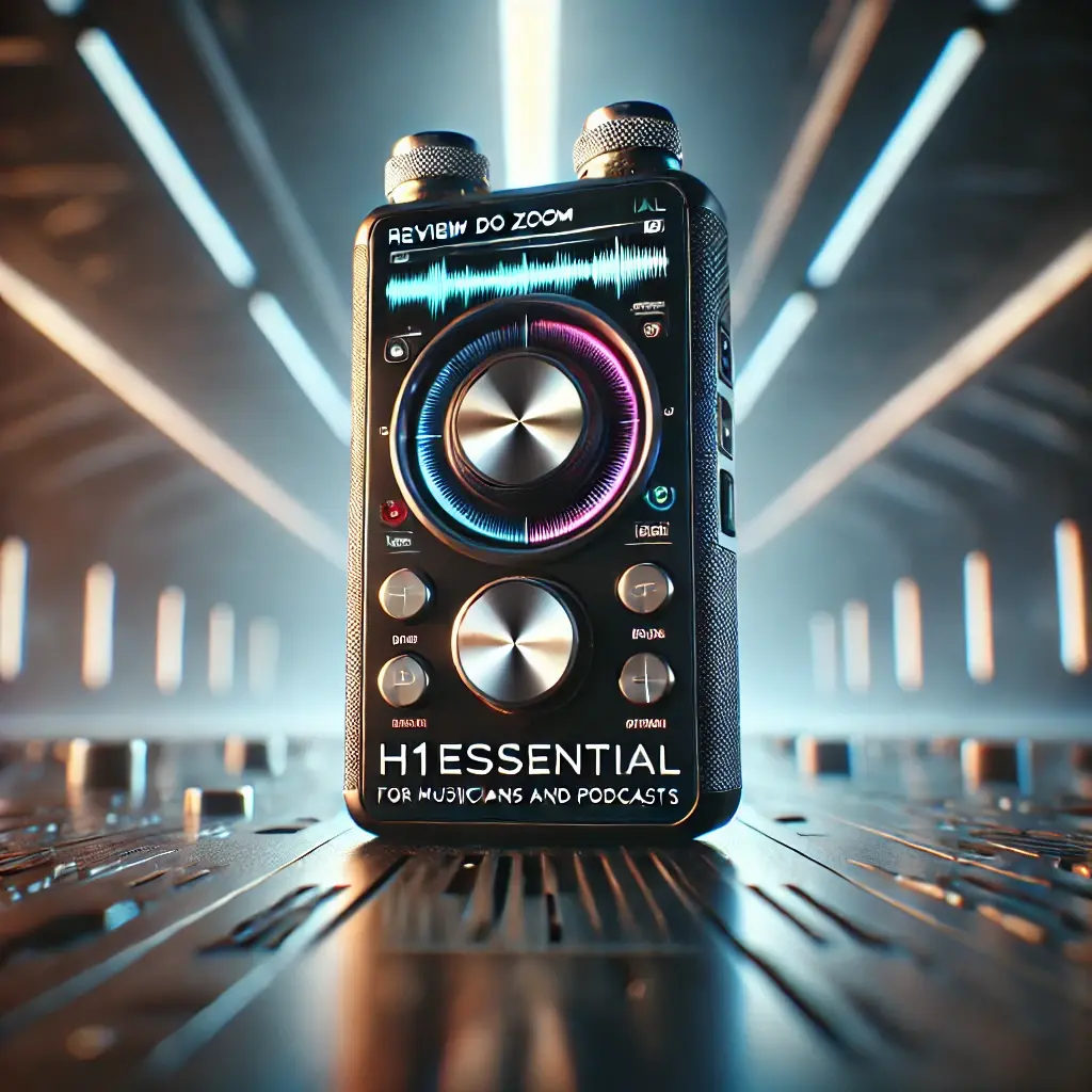 Zoom H1essential: Gravador Estéreo Prático para Músicos e Podcasts