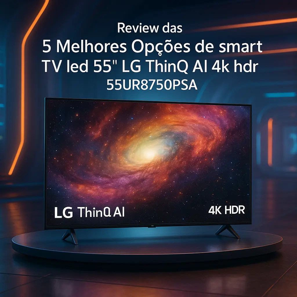 As 5 Melhores Opções de smart TV led 55 LG thinq AI 4k hdr 55ur8750psa