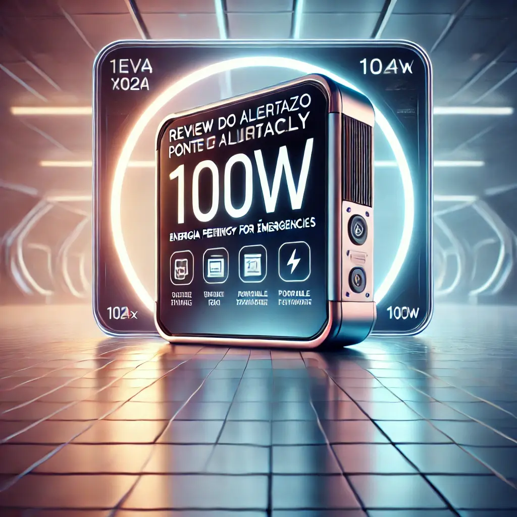 Fonte de Alimentação Móvel 100W: Energia Portátil para Emergências