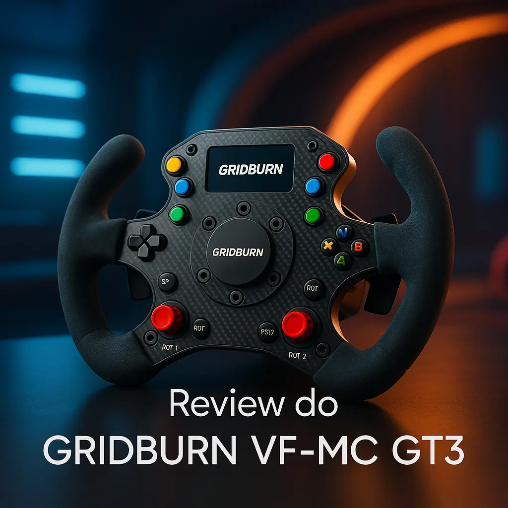 GRIDBURN VF-MC GT3 Racing Wheel Add-on – Performance e Ergonomia no Sim Racing