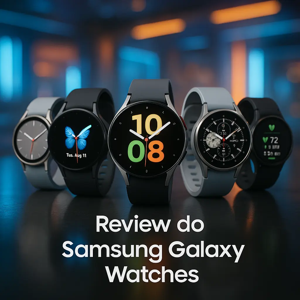 Cinco Principais Modelos de Samsung Galaxy watches