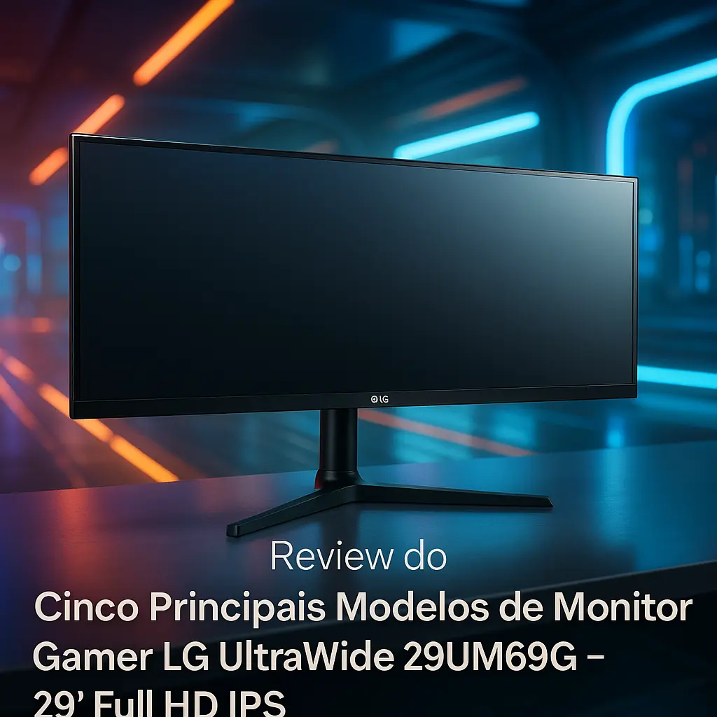 Cinco Principais Modelos de monitor gamer LG ultrawide 29um69g – 29′ full hd ips