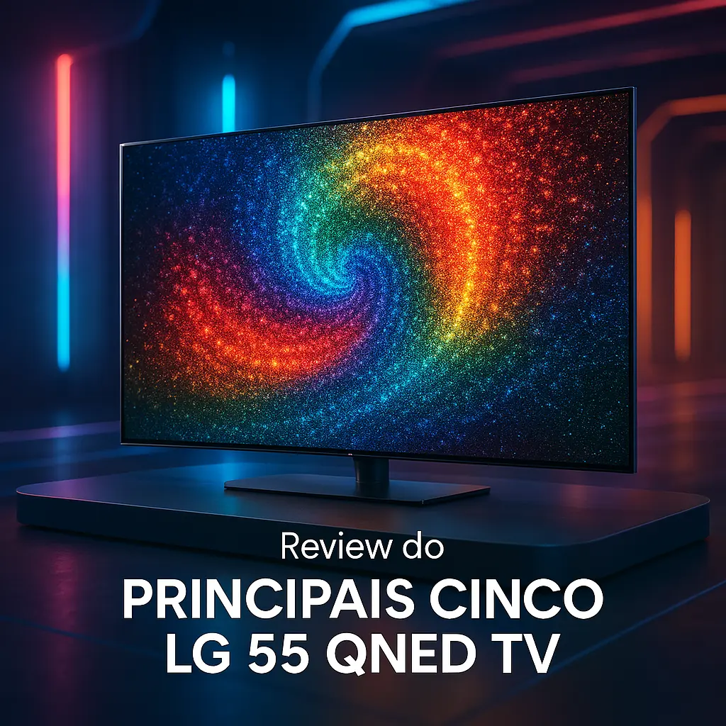 Principais Cinco LG 55 QNED TV