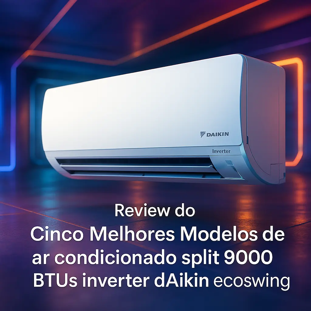 Cinco Melhores Modelos de ar condicionado split 9000 btus inverter dAIkin ecoswing wi-fi