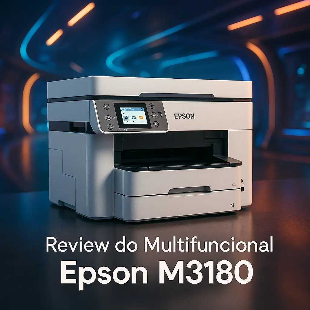 Multifuncional Epson M3180 com Wi-Fi e Tanque de Tinta