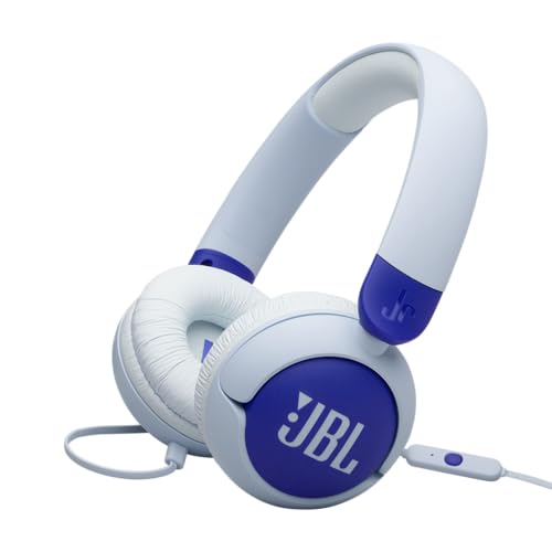 JBL Fones de ouvido auriculares Junior 320 com fio, azul