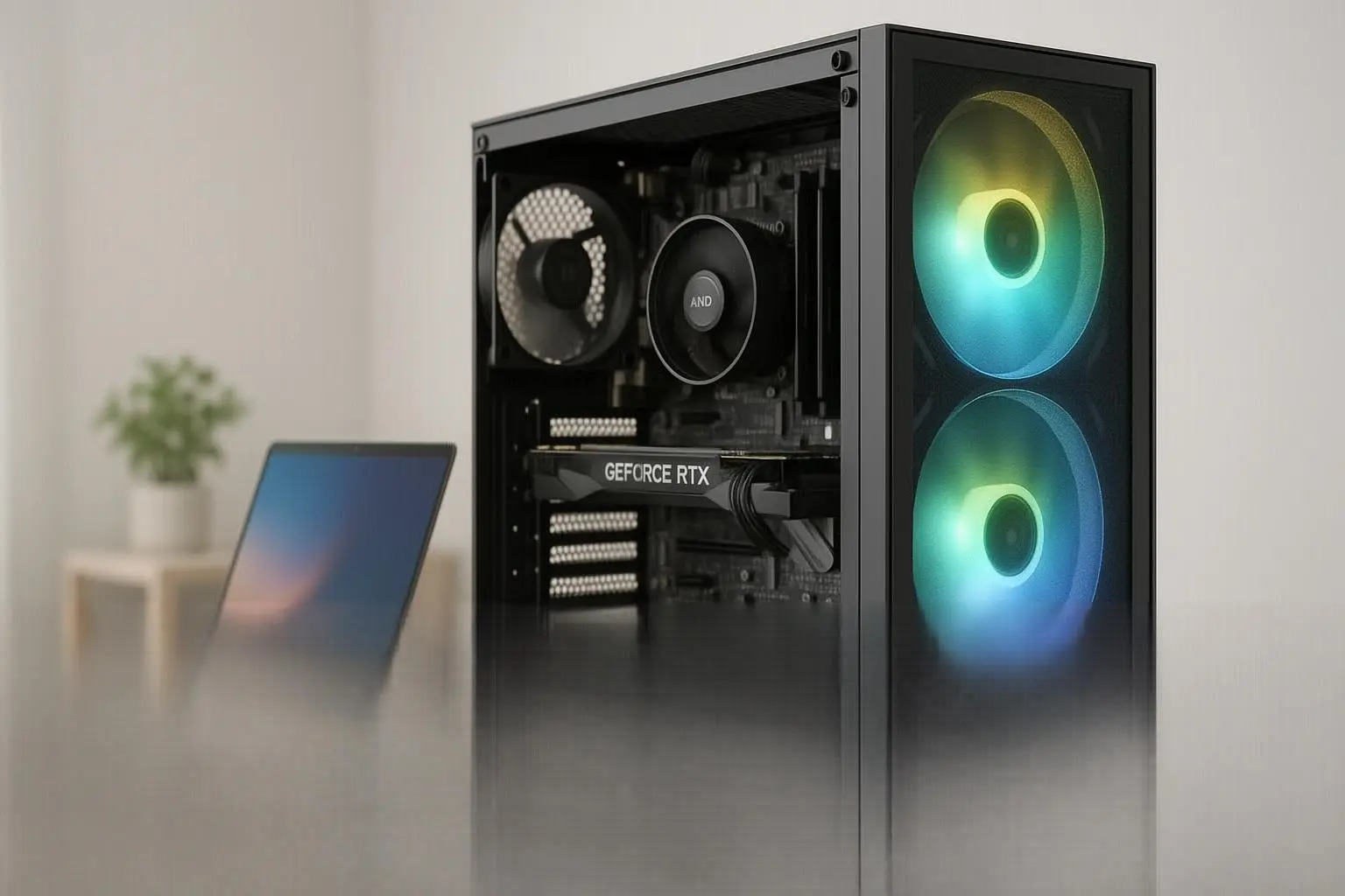 Monte seu PC: Ryzen 5 5500, RTX 4060, 16GB, 480GB SSD