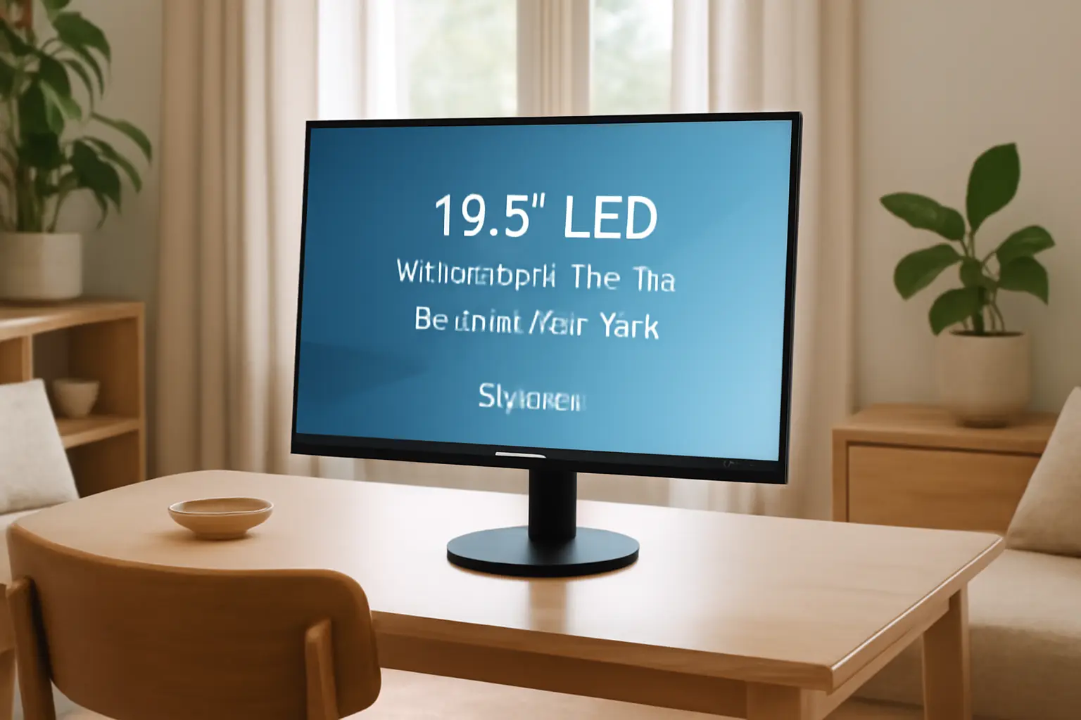 Monitor 19.5" LED, Widescreen, 75Hz, 2ms, HD, HDMI, VGA, VESA, Ajuste de inclinação - 3green HQ M195WHD