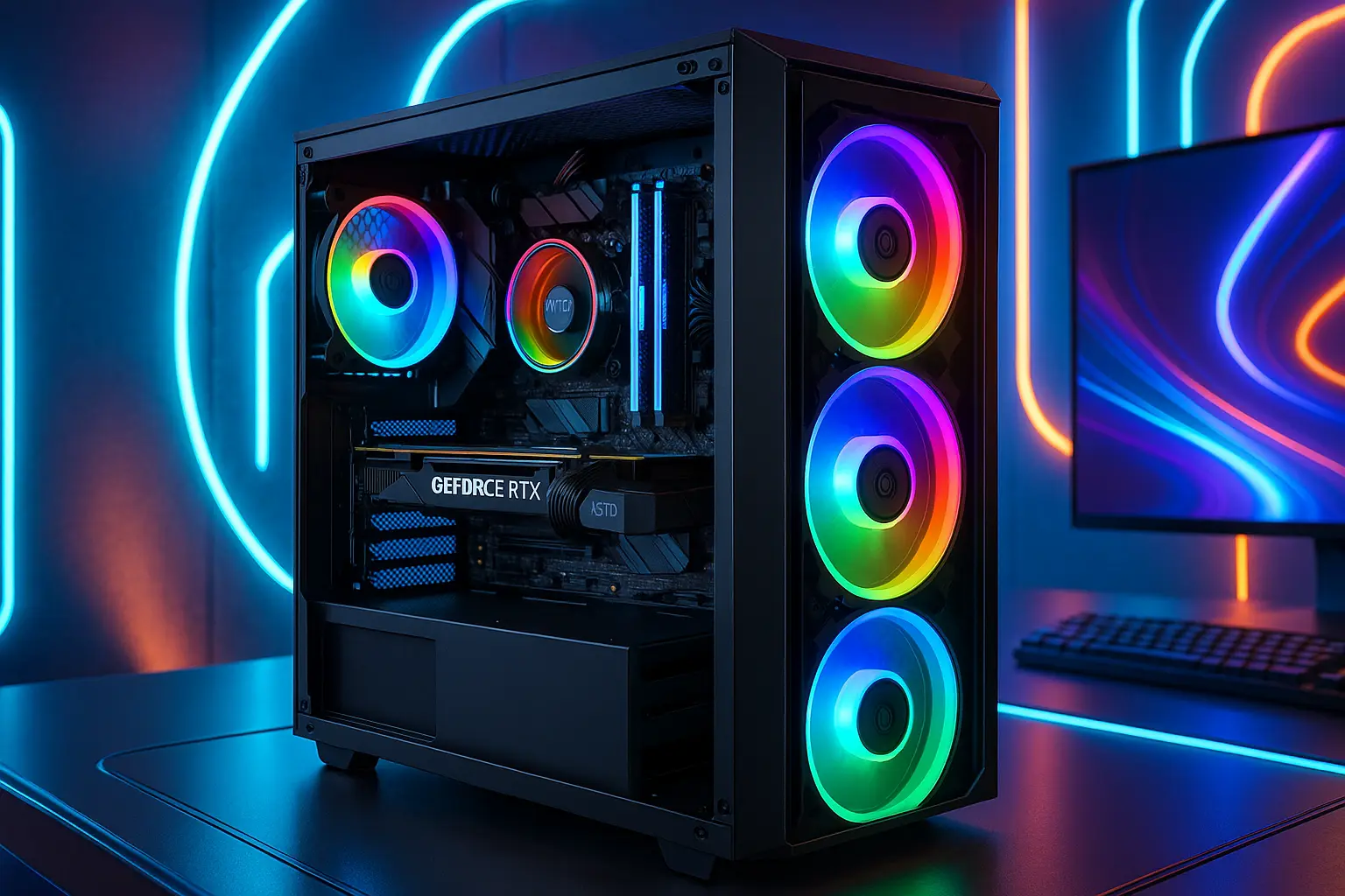 Monte seu PC: Ryzen 7 5700X3D, RTX 3060, 16GB, 512GB SSD