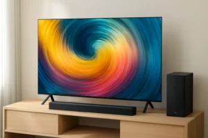 Smart TV 70" QLED 4K 70Q65D + Soundbar HW-B550/ZD: Desempenho Imersivo