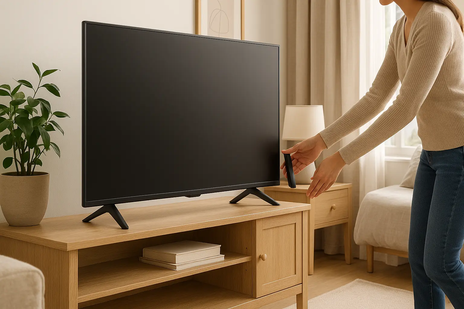 Suporte de TV para Pernas Hisense: Estabilidade e Instalação Rápida