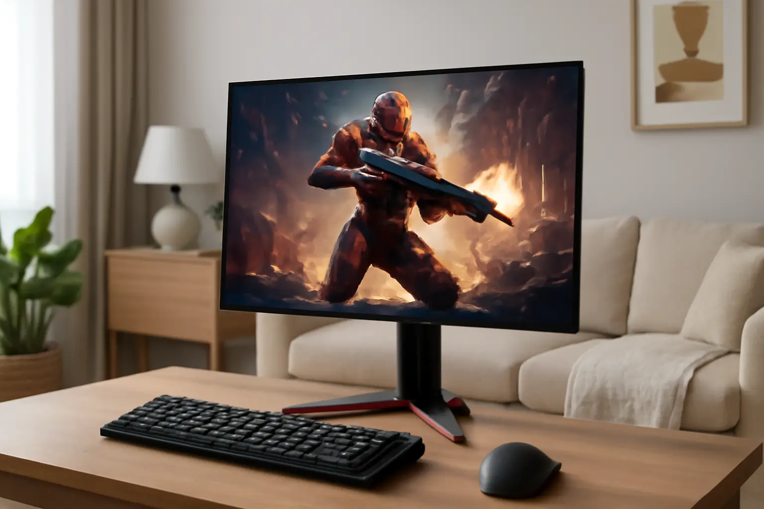 Monitor Gamer AOC 27" 180Hz 0,5ms IPS Ajuste de Altura 27G4/P: Desempenho e Precisão para Gamers
