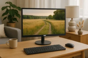 Monitor Acer E200Q: Tela LED de 19.5", 75Hz e Conexões HDMI/VGA