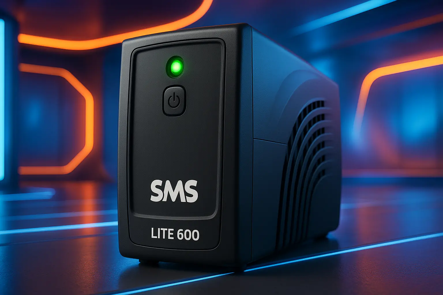 Nobreak SMS Lite 600 VA: Estabilidade Compacta e Eficiente