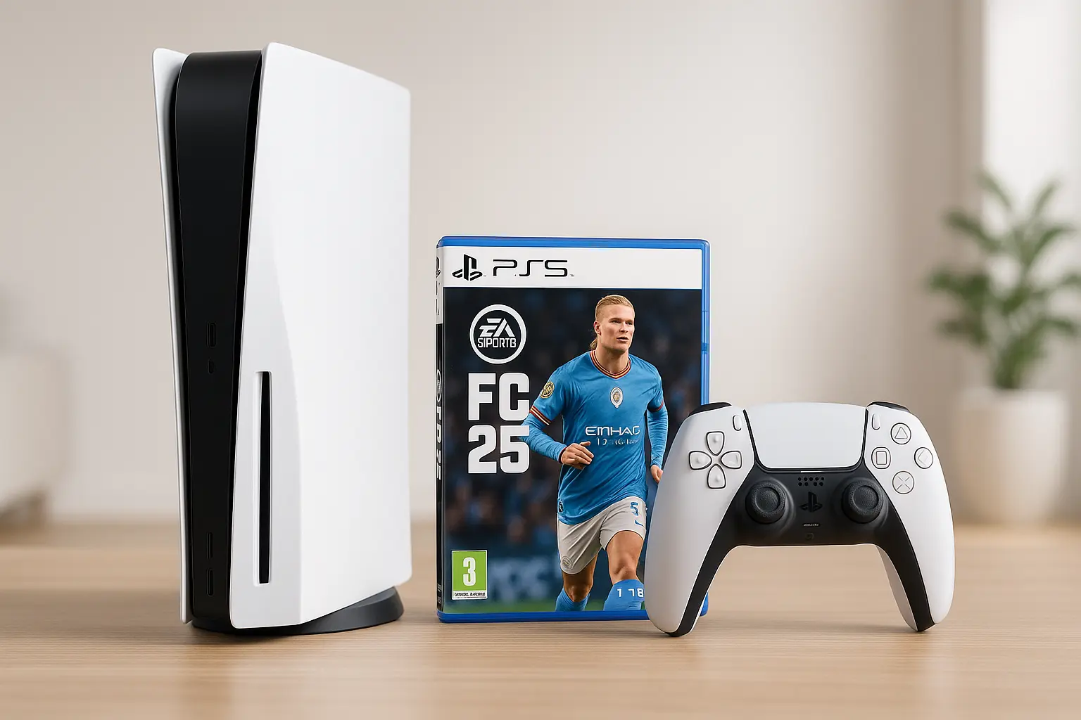 PS5 Slim 1 TB com EA FC 25: Potência e Imersão Definitiva