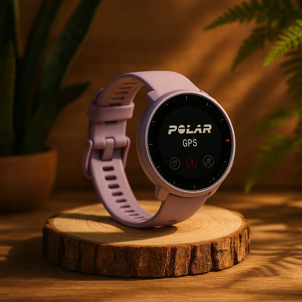 Polar Pacer Lilás com GPS: Leveza, Precisão e Treinamento Inteligente
