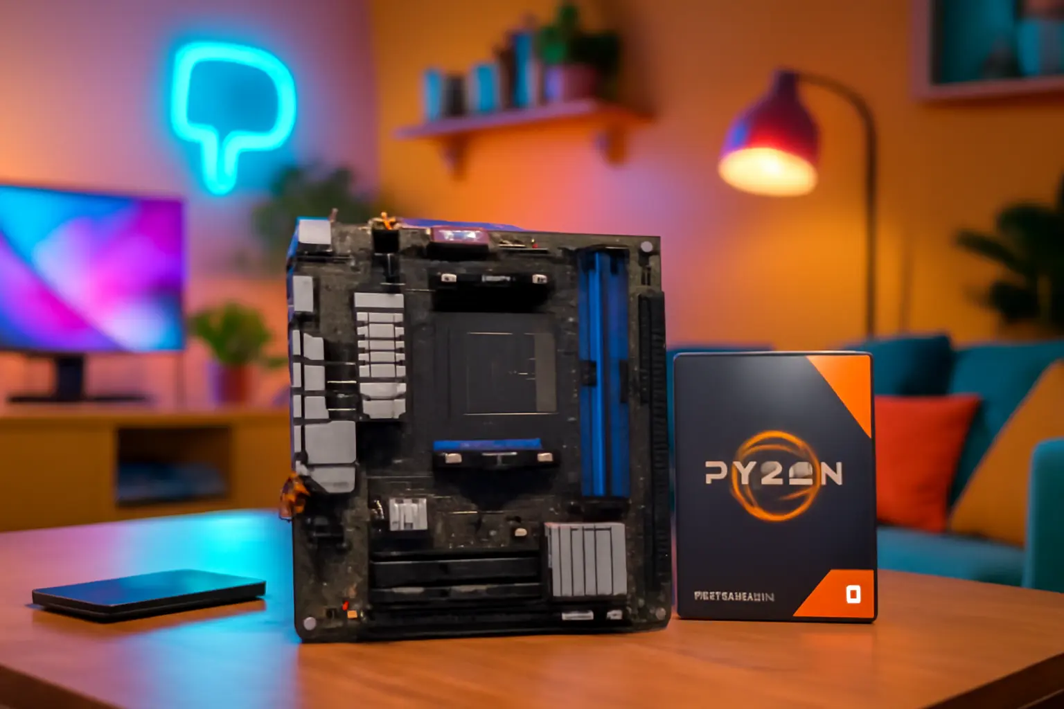 KIT UPGRADE AMD RYZEN 5 8600G A620M-HDV - Montado e Atualizado