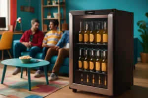 Cervejeira Eos Bierhaus 76 Litros Frost Free com Compressor e Porta de Vidro com Inox Ece80 110v