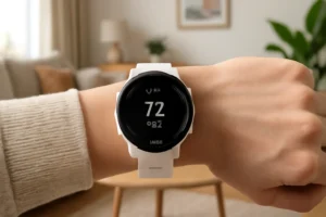 Garmin Forerunner 55 Branco: Monitor Cardíaco de Pulso com GPS