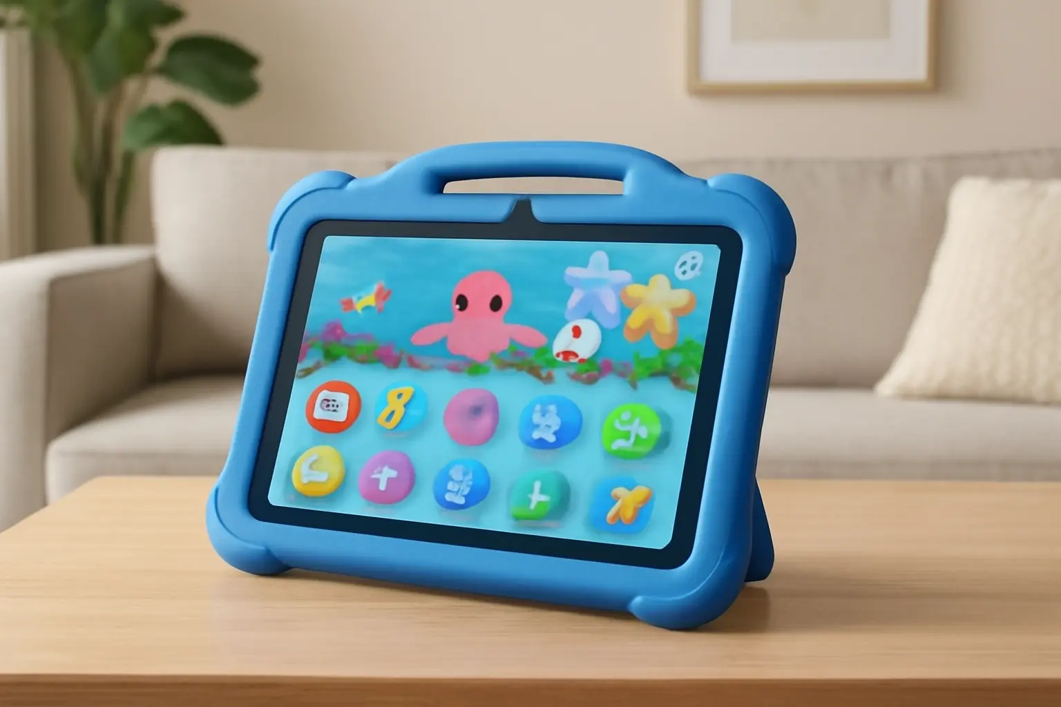 Tablet Infantil Mirage 7 Pol. Wi-fi 64GB 4GB RAM Quad Core - MI100: Desempenho e Segurança para Crianças