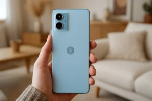 Cel Smartphone Moto G84 5G 256GB 12GB RAM com NFC + NF - Blue Marshmallow