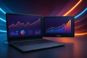 Extensor de Tela para Laptop ALLVIA: Produtividade em Dobro