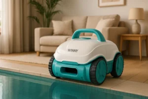 WINNY Pool Cleaner: Robô sem Fio com Sucção Potente