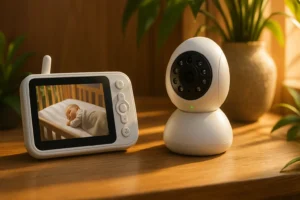 TakTark Câmera para Bebês com Tela de 3.2" e Visão Noturna