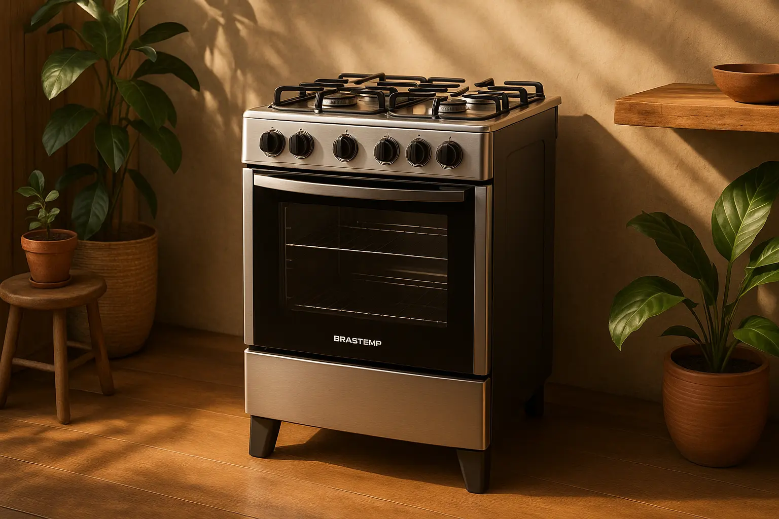 Fogão Brastemp 4 Bocas: Versatilidade e Design Inteligente