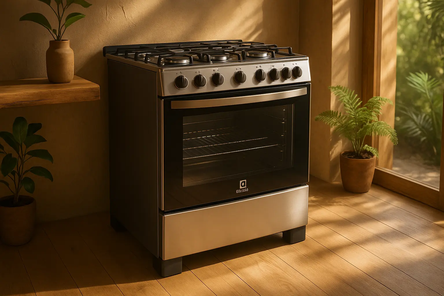 Fogão Electrolux 5 bocas Efficient com PerfectCook: Agilidade e Limpeza Fácil