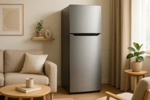 Geladeira LG Top Freezer Inox 395L: Eficiência Silenciosa e Econômica