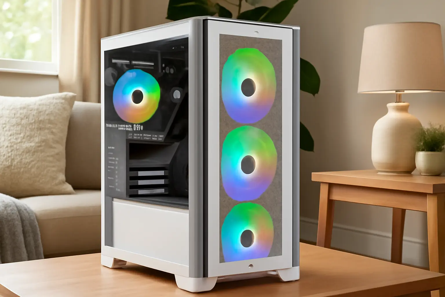 Corsair 4000D RS ARGB Frame Modular ATX PC Case – Alto fluxo de ar e resfriamento eficiente