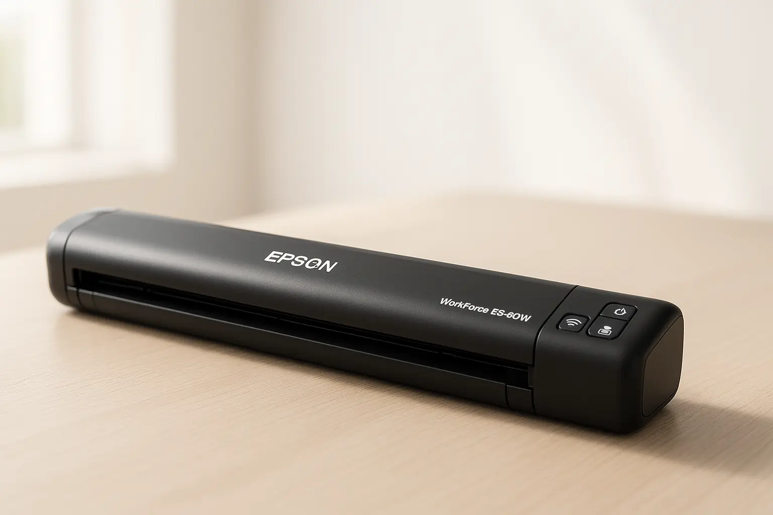 Scanner Epson WorkForce ES-60W: Portabilidade e Conectividade Sem Fios