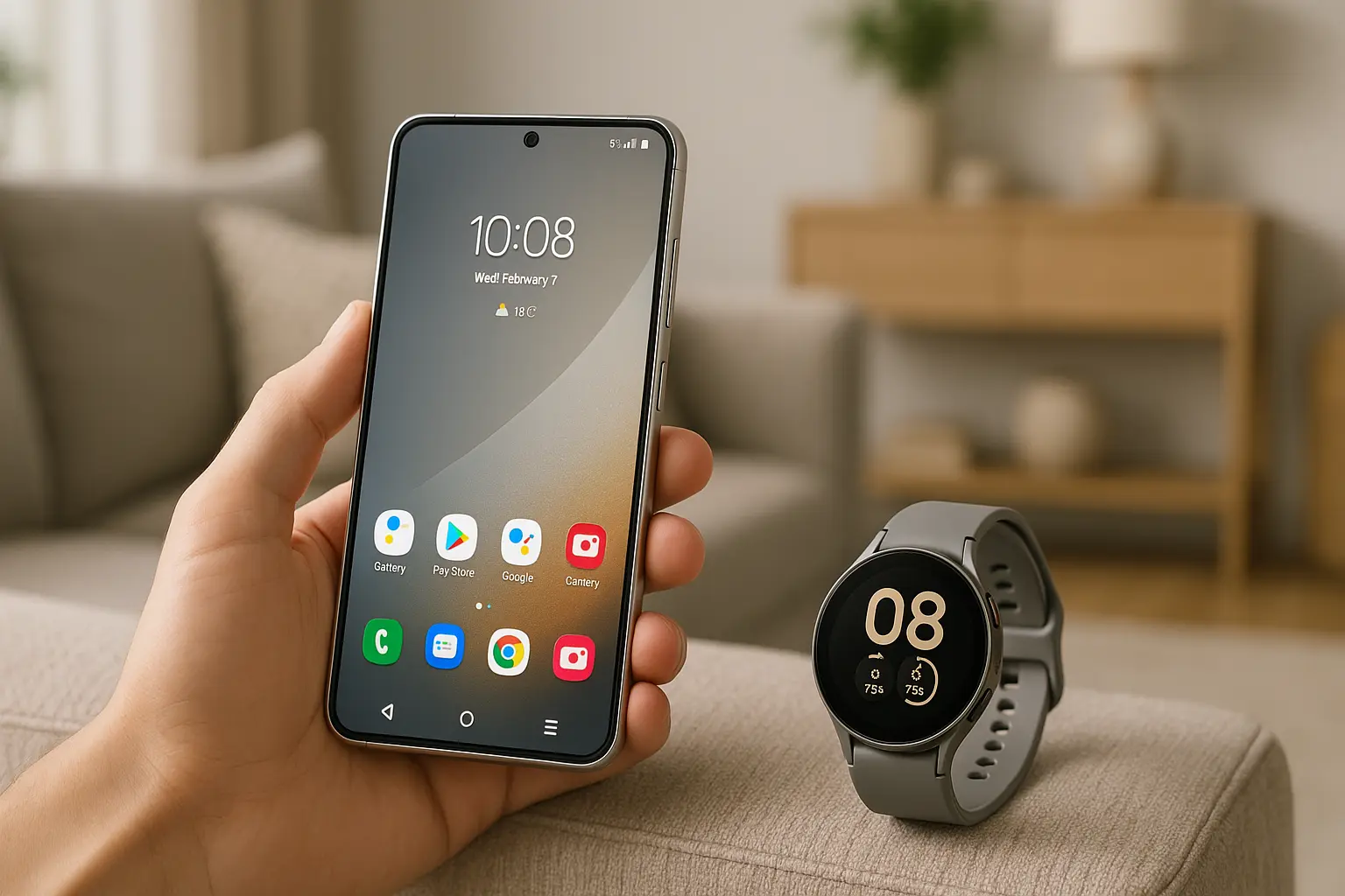 Celular Samsung S24 256GB + Galaxy Watch7 BT: Performance Completa